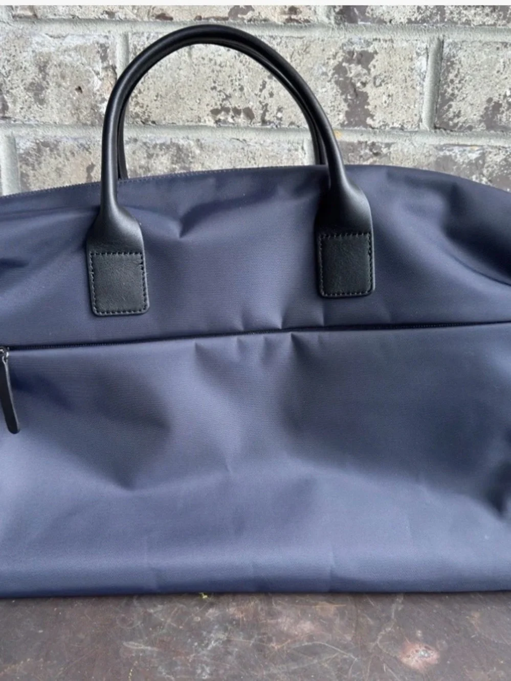 NEW July Carry All Weekender Bag French Navy Blue Travel Duffle